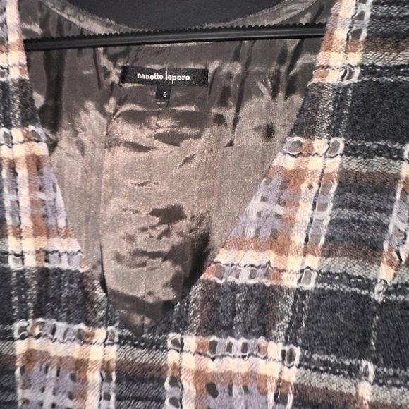 Nanette Lepore plaid dress size 6 - Picture 2 of 2